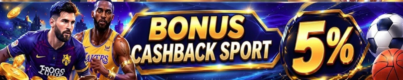 BONUS CASHBACK SPORT 5%